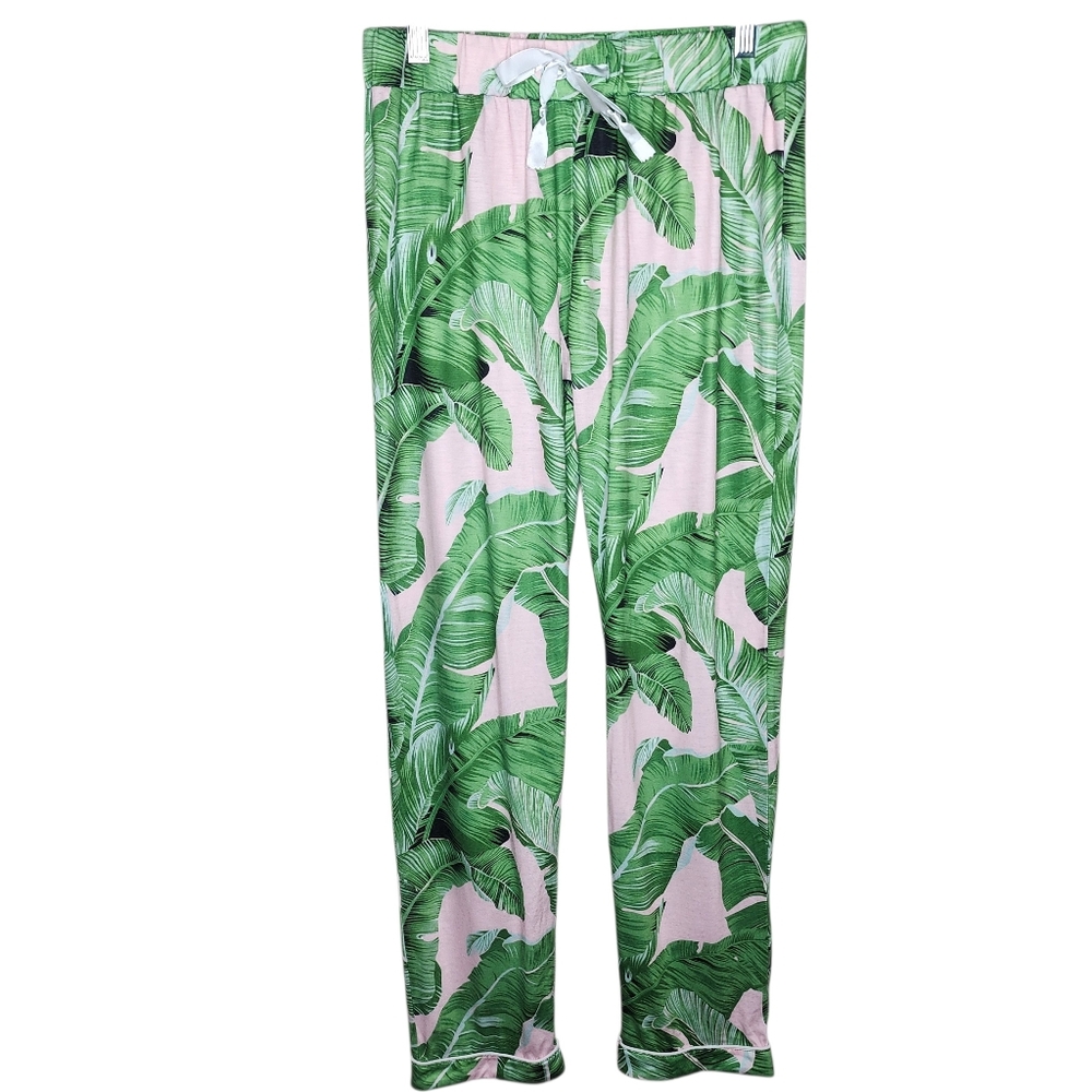 Ekouaer Banana Leaf "The Beverly Hills" Print Pajama Size Small - Picture 12 of 15